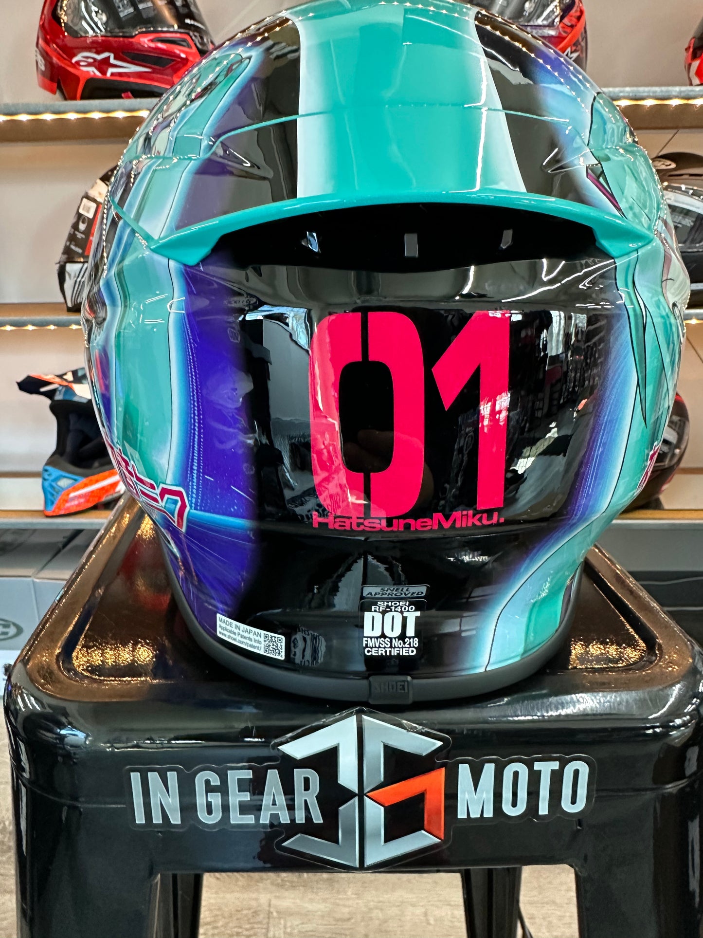 SHOEI RF-1400 Hatsune Miku