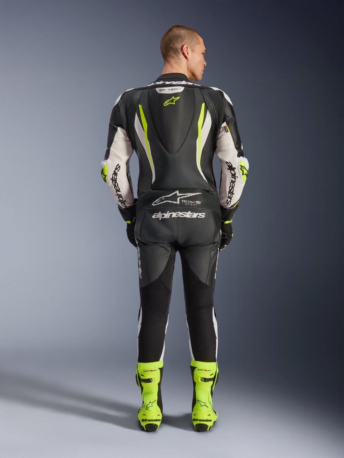 Alpinestars GP Tech V5 Leather Suit - InGearMotoALPINESTARSMotorcycle SuitBlack/Fluo Yellow