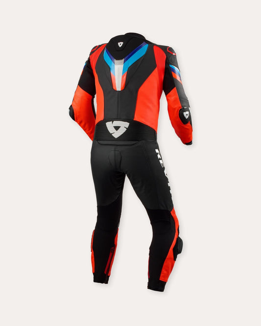 REV'IT! Quantum 3 Track Suit - InGearMotoREV'IT!Motorcycle SuitNeon Red - Black