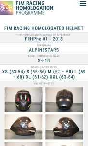 Alpinestars Supertech R10 Team Helmet