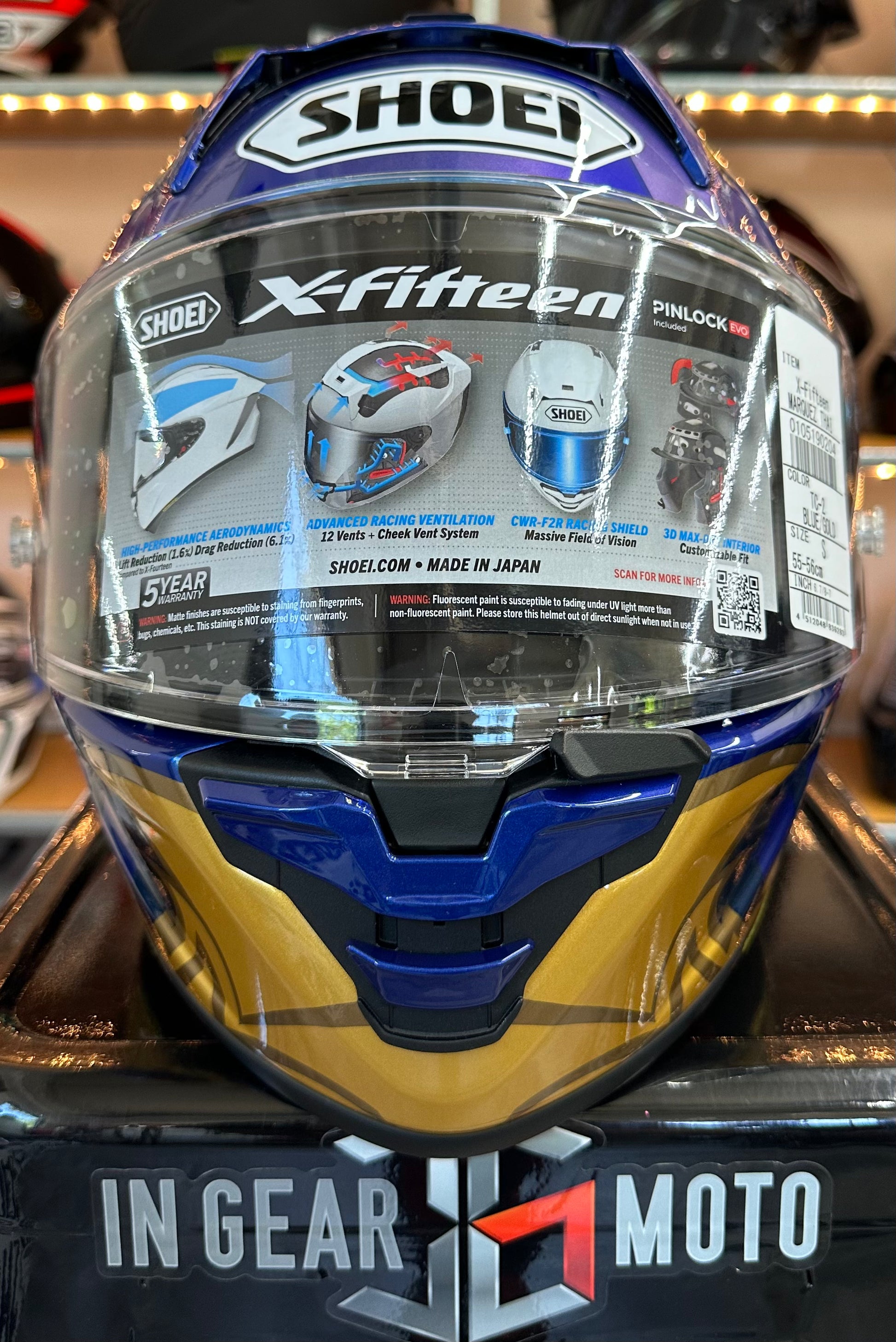 SHOEI X-15 Marquez Thai TC-1 - InGearMoto