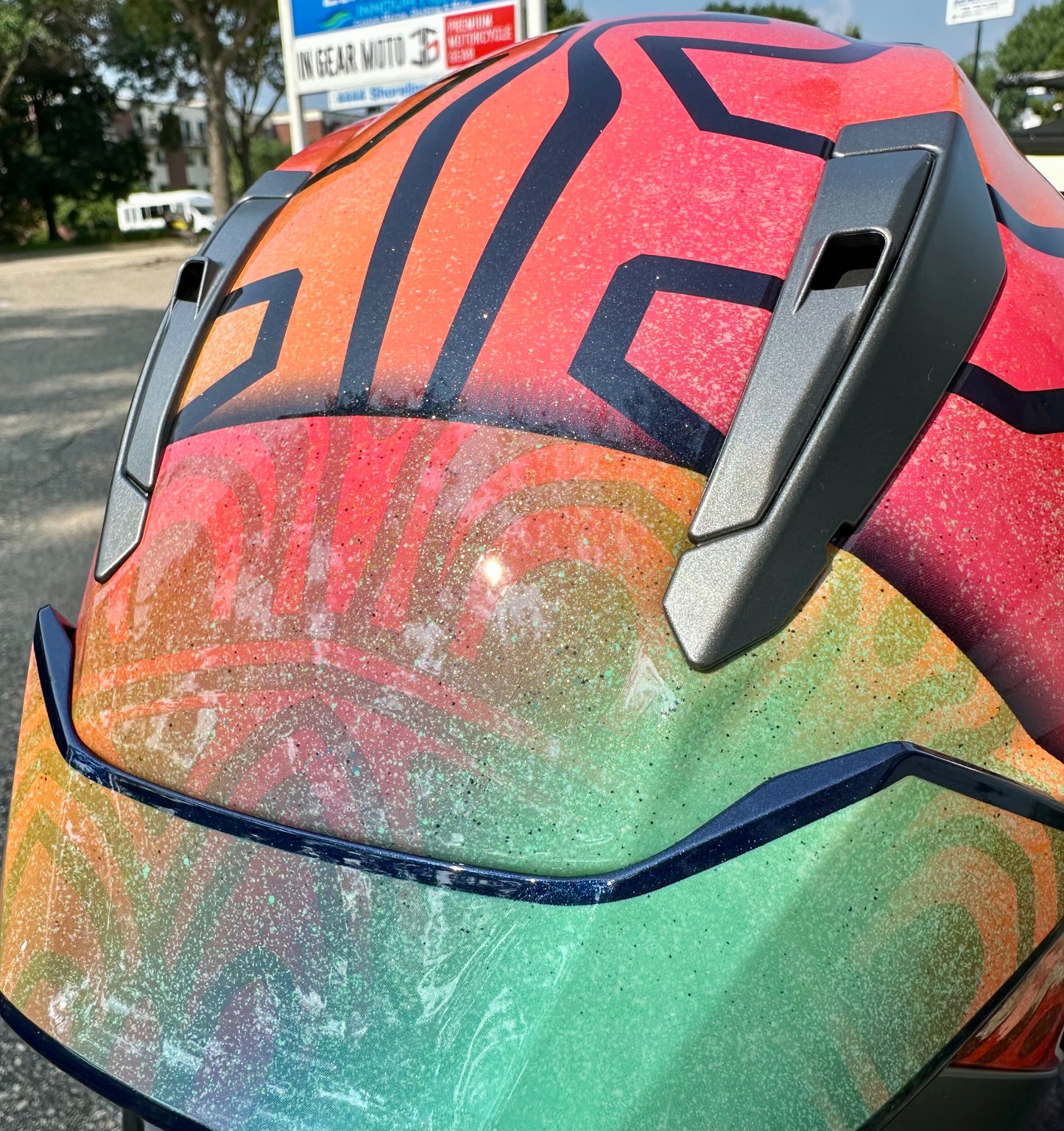 SHOEI X-15 Marquez HOLI Helmet