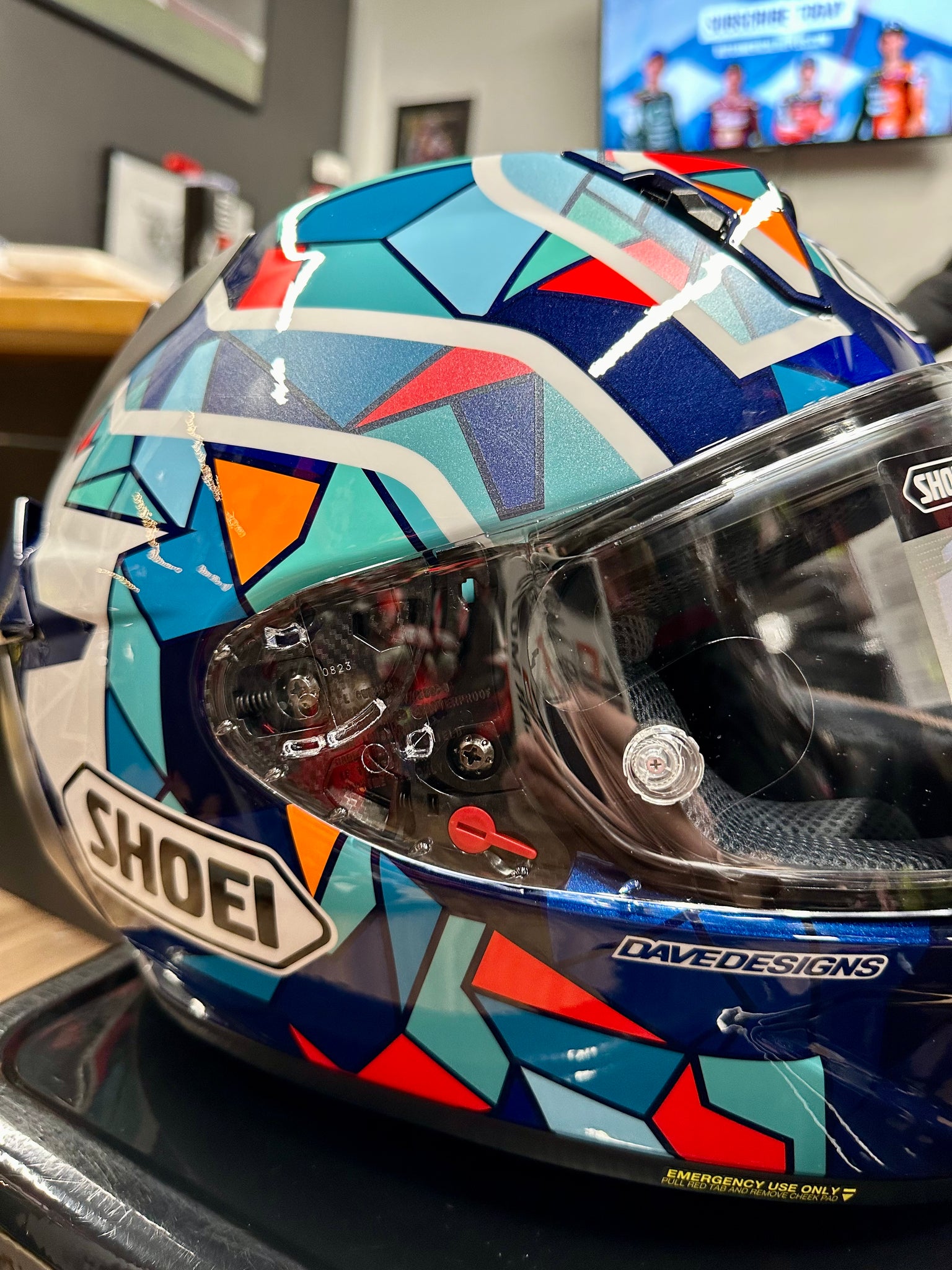 SHOEI X-15 Marquez Barcelona Helmet SHOEI X-15 Marquez Barcelona Helmet