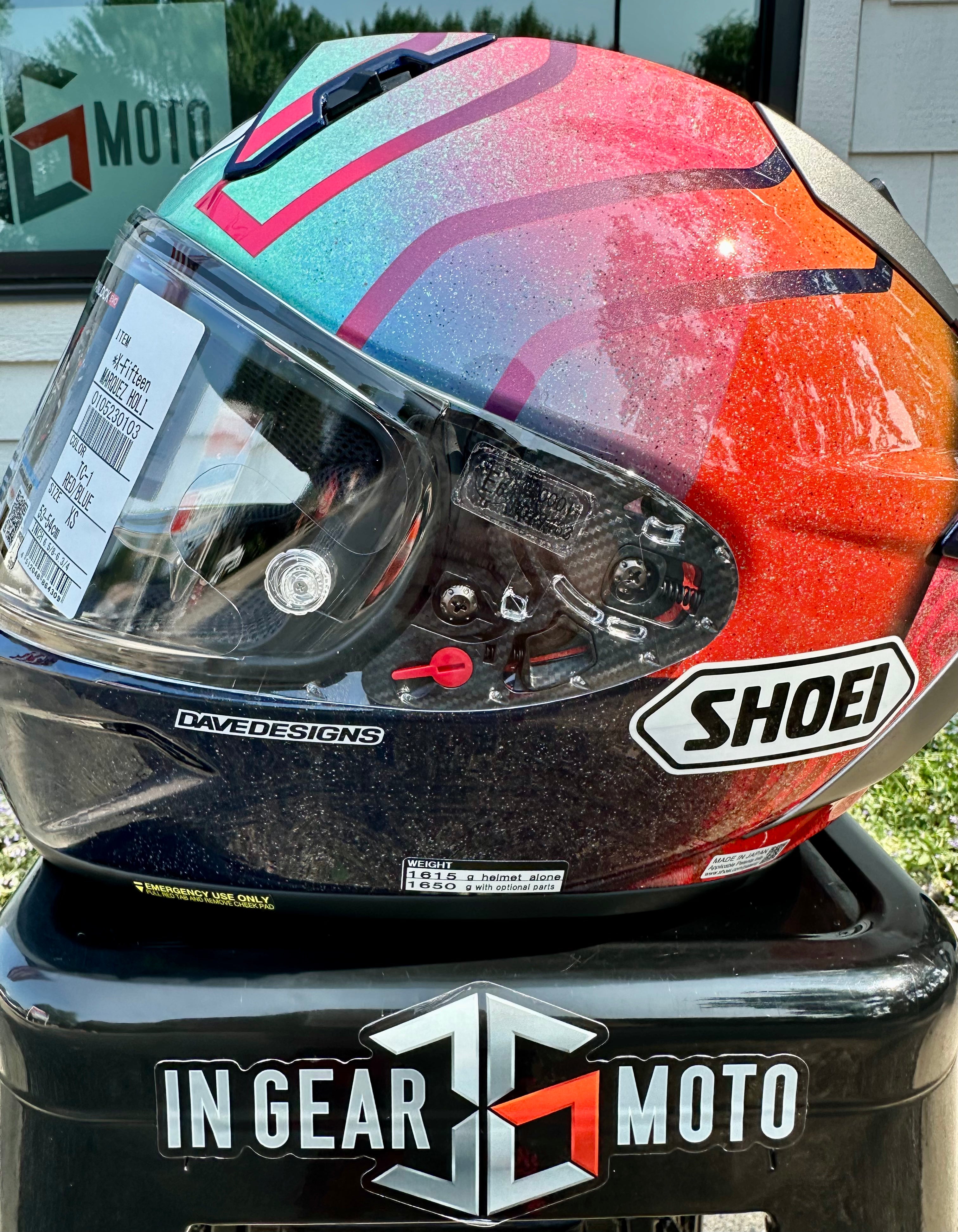 SHOEI X-15 Marquez HOLI Helmet