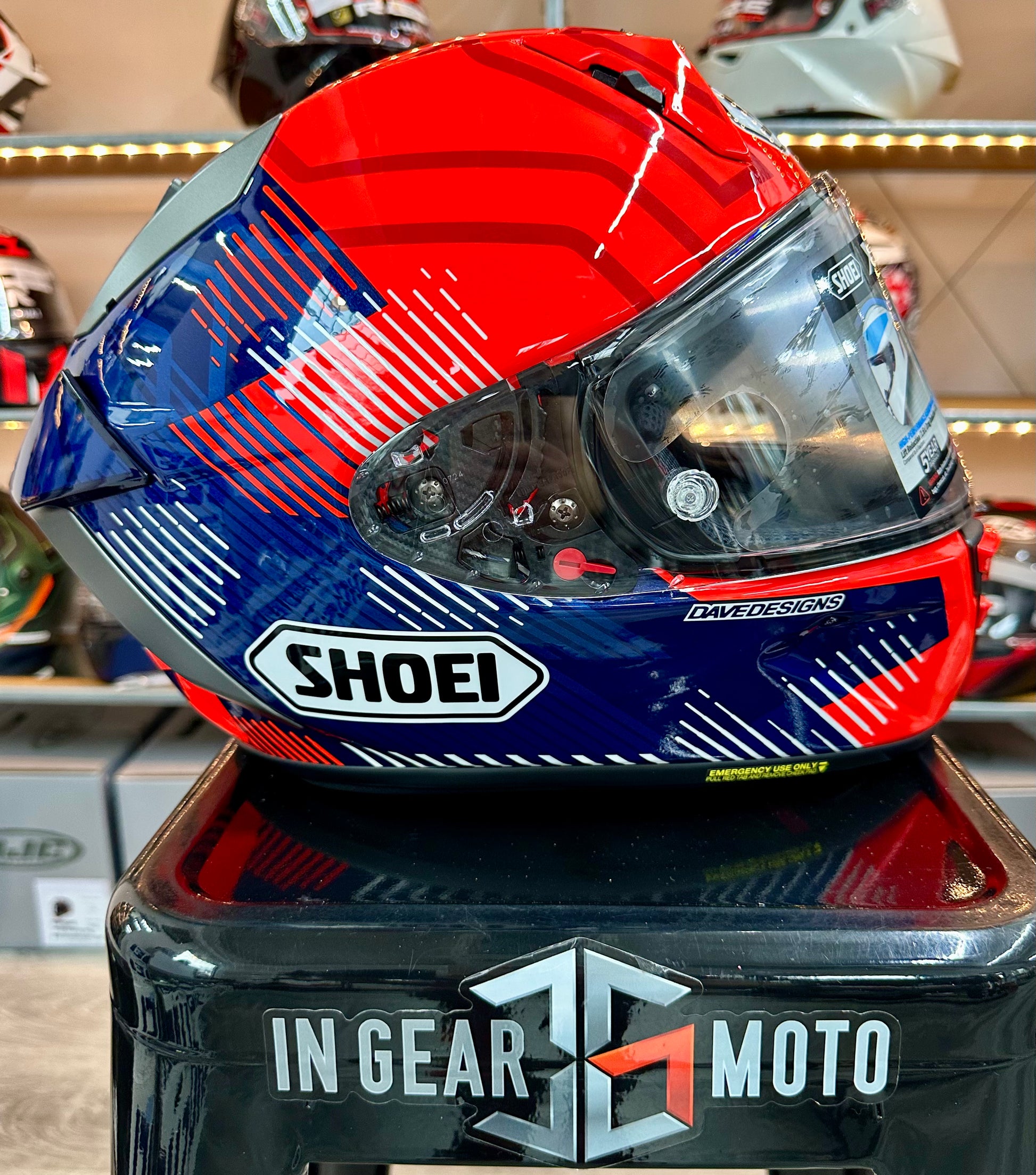 penjual helmet shoei Shoei X-Fifteen Marquez 8 Helmet L