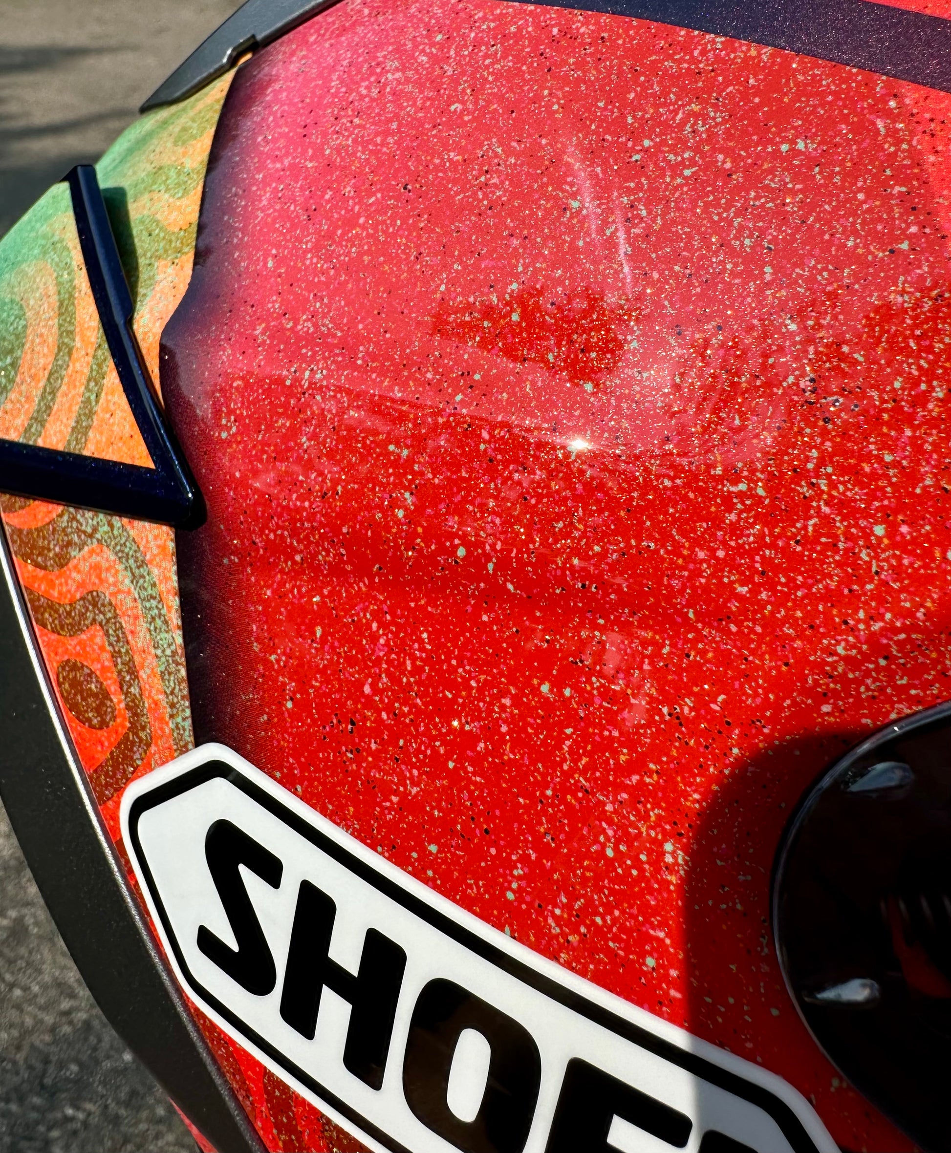 custom painted shoei helmets Shoei X-15 Marquez Holi Helmet