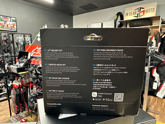 Cardo Packtalk Edge 2nd Helmet Kit