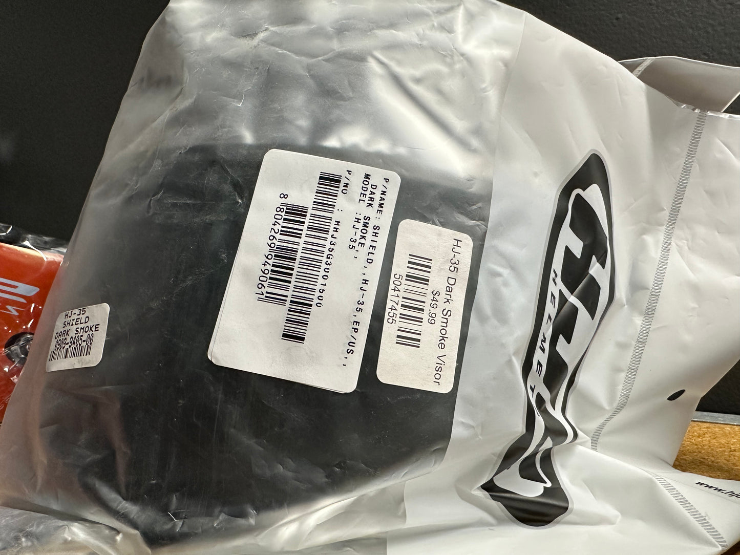 HJ-35 Dark Smoke Visor