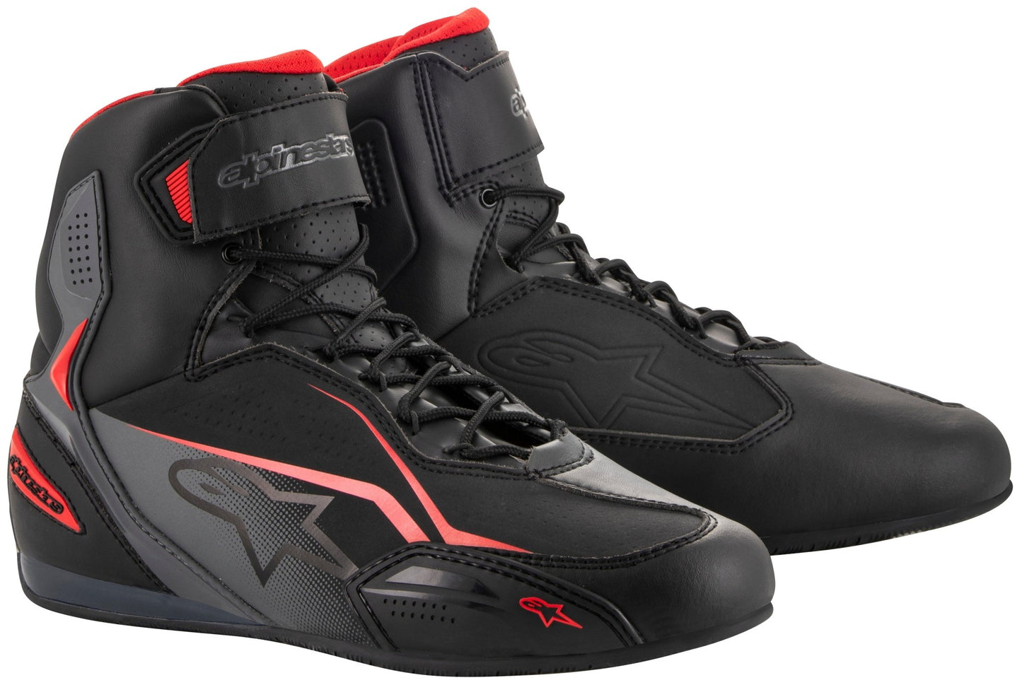 Alpinestars Faster 3 Shoes - InGearMotoAlpinestarsMotorcycle BootsBlk/Gry/Red