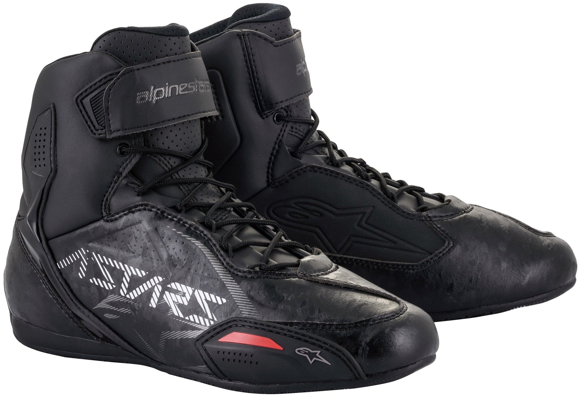 Alpinestars Faster 3 Shoes - InGearMotoAlpinestarsMotorcycle BootsBlack Gun Metal