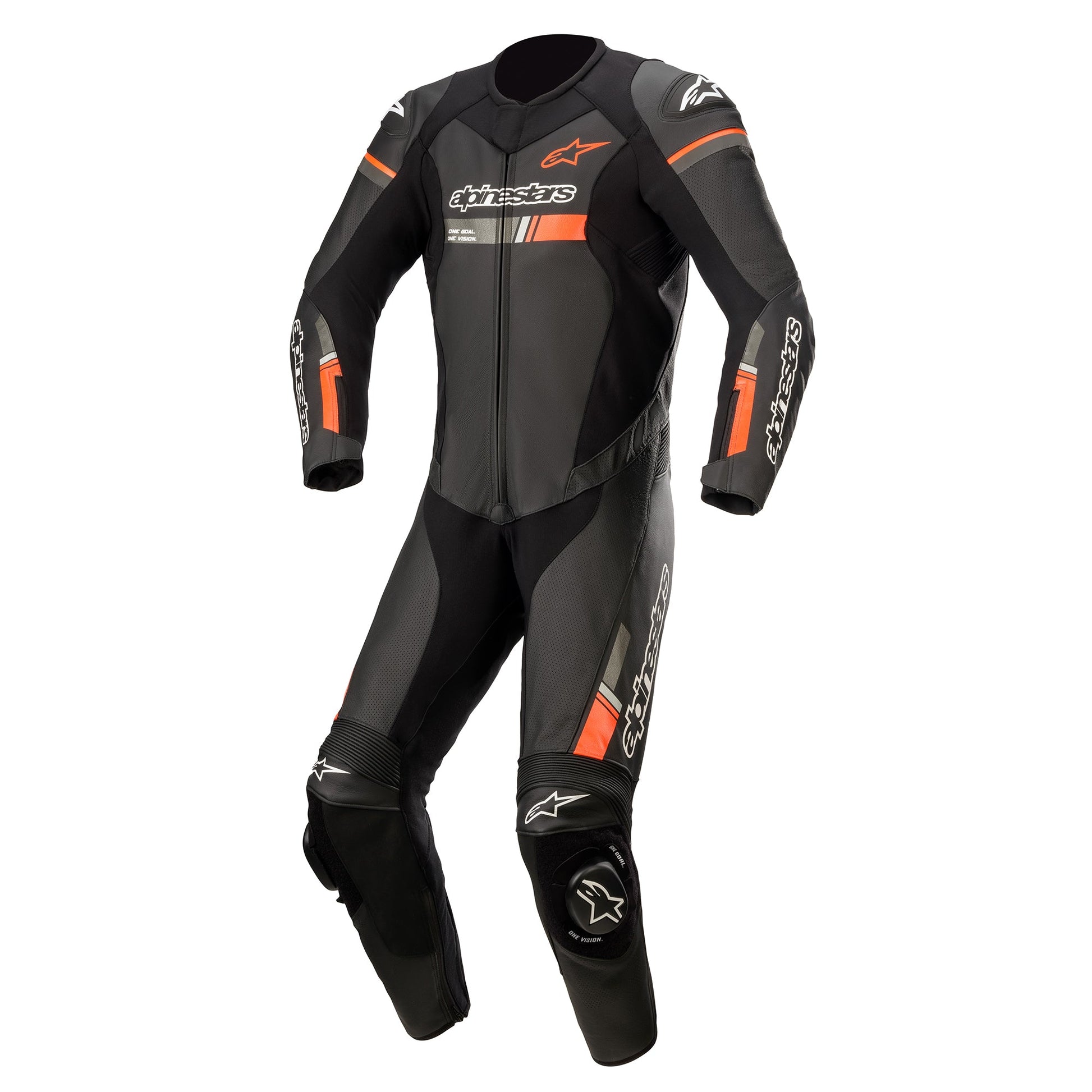 Alpinestars GP Force Chaser 1 - Piece Suit - InGearMotoAlpinestarsBlack/Red Fluo