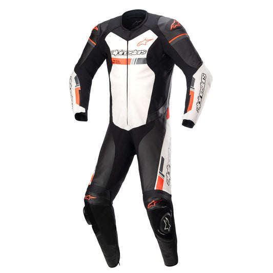 Alpinestars GP Force Chaser 1 - Piece Suit - InGearMotoAlpinestarsBlack/White/Red Fluo