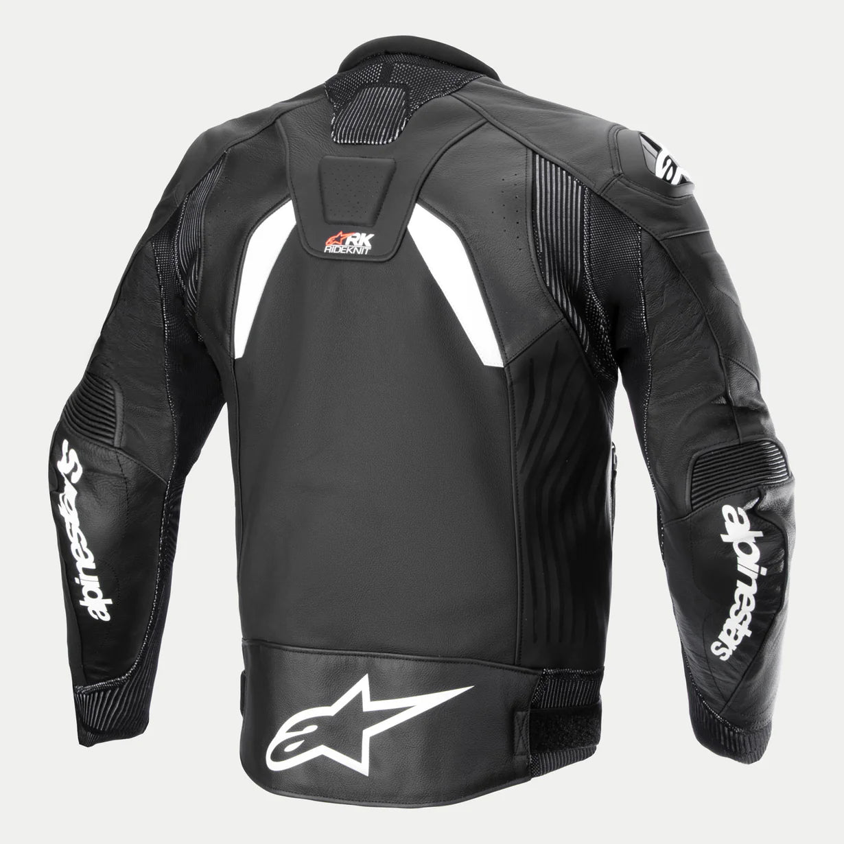Alpinestars GP Plus R v4 Rideknit Leather Jacket - InGearMotoAlpinestarsBlack/White