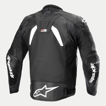 Alpinestars GP Plus R v4 Rideknit Leather Jacket - InGearMotoAlpinestarsBlack/White
