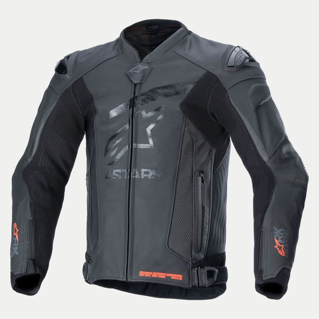 Alpinestars GP Plus R v4 Rideknit Leather Jacket - InGearMotoAlpinestarsBlack/Black