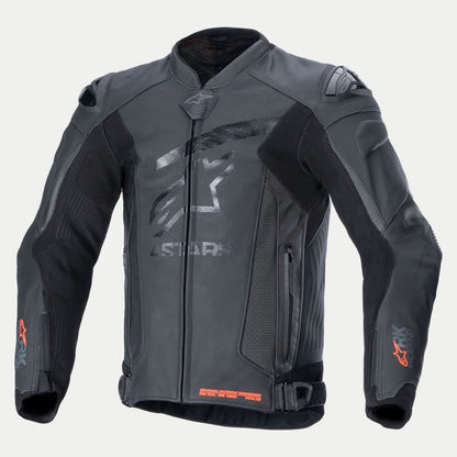 Alpinestars GP Plus R v4 Rideknit Leather Jacket - InGearMotoAlpinestarsBlack/Black