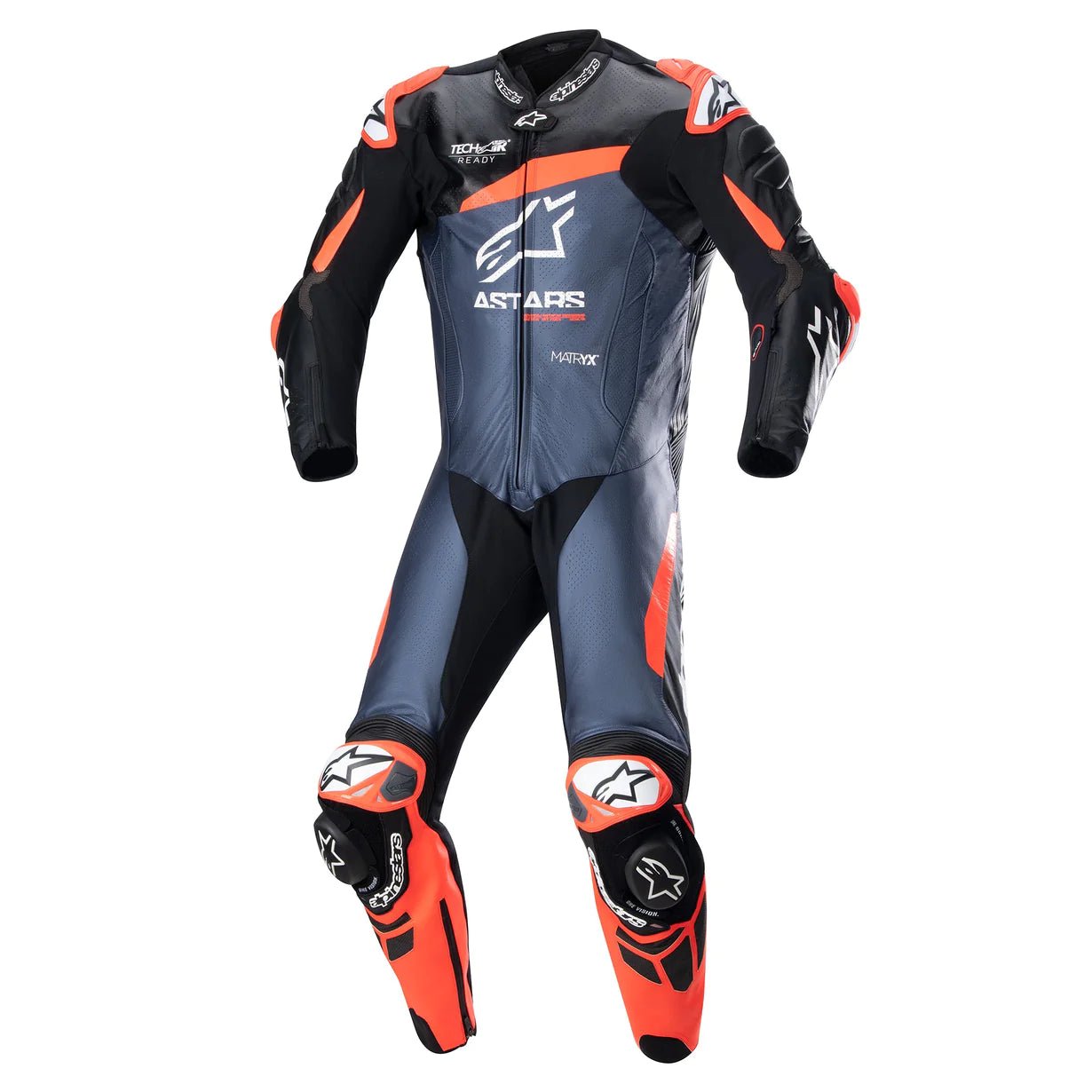 Alpinestars GP Plus v4 Race Suit - InGearMotoAlpinestarsMotorcycle JacketBlack/Red Fluo/Dark Blue