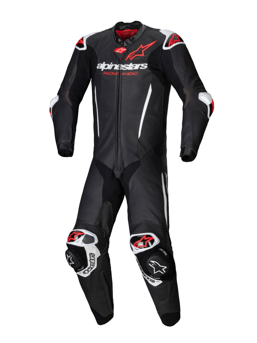 Alpinestars GP - R7 Leather Suit - InGearMotoAlpinestarsMotorcycle SuitBlack/White/Red Fluo