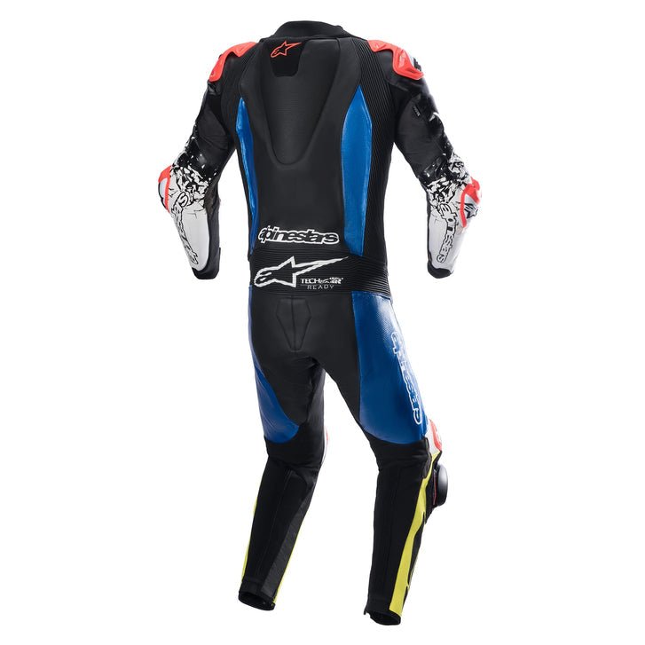 Alpinestars GP Tech V4 Suit Race Suit - InGearMotoAlpinestarsMotorcycle JacketBlack/Blue/Yellow Fluo