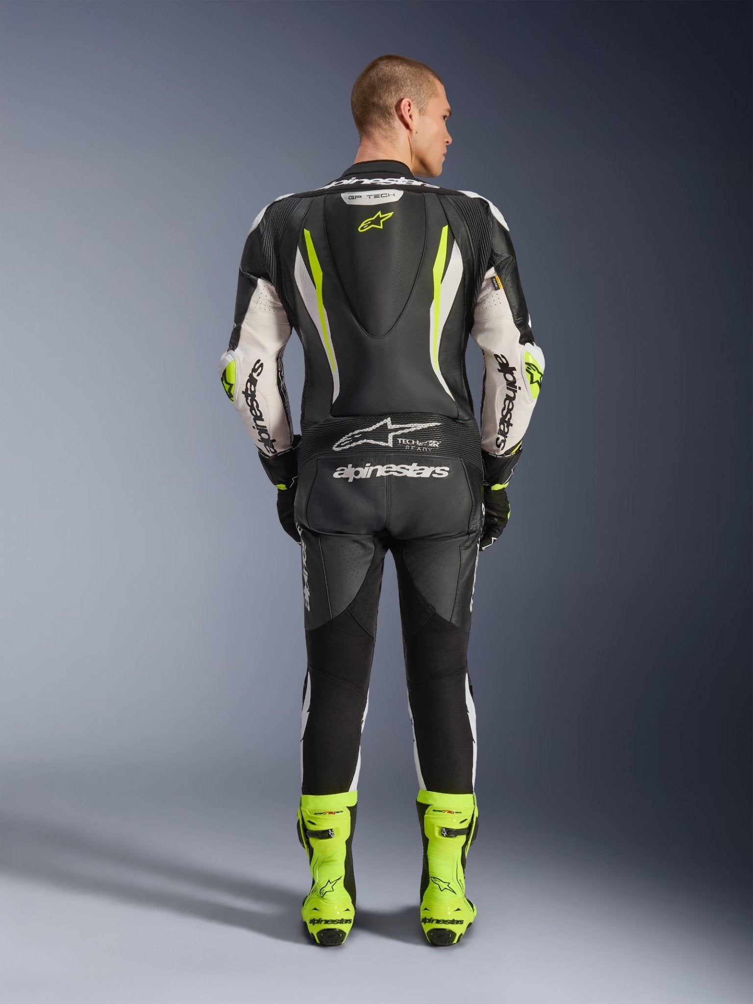 Alpinestars GP Tech V5 Leather Suit - InGearMotoALPINESTARSMotorcycle SuitBlack/Fluo Yellow