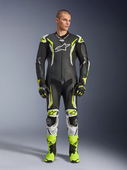 Alpinestars GP Tech V5 Leather Suit - InGearMotoALPINESTARSMotorcycle SuitBlack/Fluo Yellow