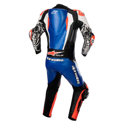 Alpinestars Racing Absolute V2 Suit - InGearMotoAlpinestarsMetallic Blue/Black/White/Red Fluo