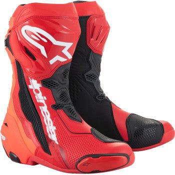 Alpinestars Supertech R v2 NON - Vented Racing Boots - InGearMotoAlpinestarsShoesRed/Red Fluo