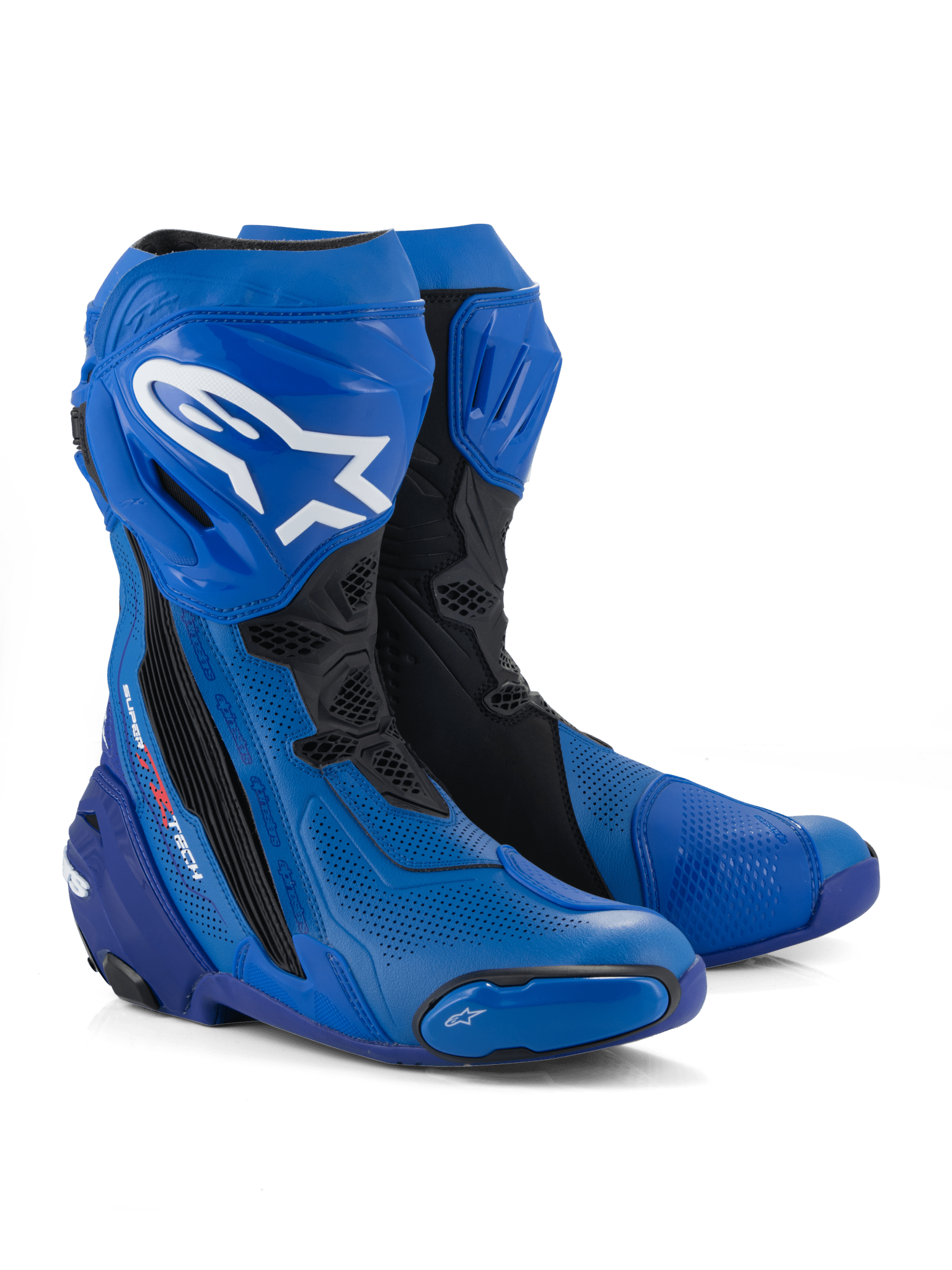 Alpinestars Supertech R v2 Vented Racing Boots - InGearMotoAlpinestarsShoesBlue