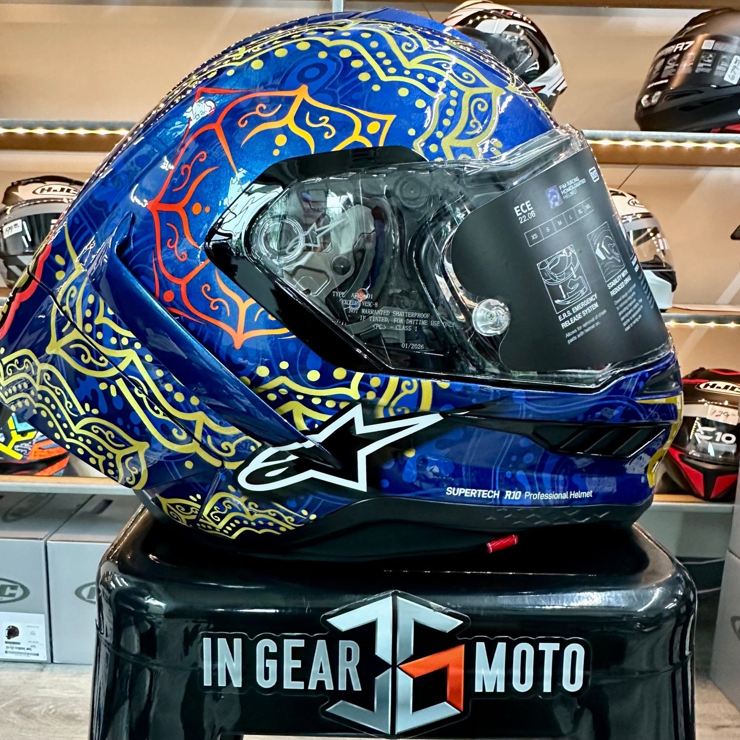 Alpinestars Supertech R10 Limited Edition MarTHAInator Helmet - InGearMotoAlpinestarsMotorcycle HelmetS