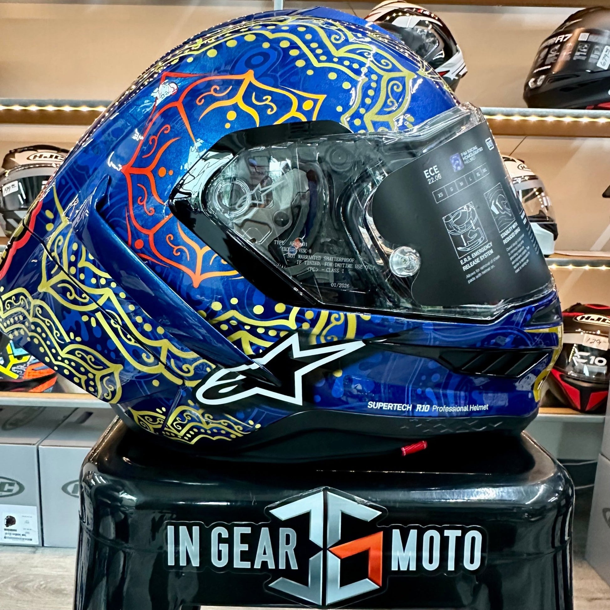 Alpinestars Supertech R10 Limited Edition MarTHAInator Helmet - InGearMotoAlpinestarsMotorcycle HelmetS