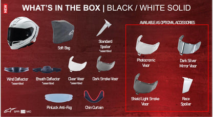 Alpinestars Supertech R10 Solid Helmet - InGearMotoAlpinestarsMotorcycle HelmetXS (53 - 54)