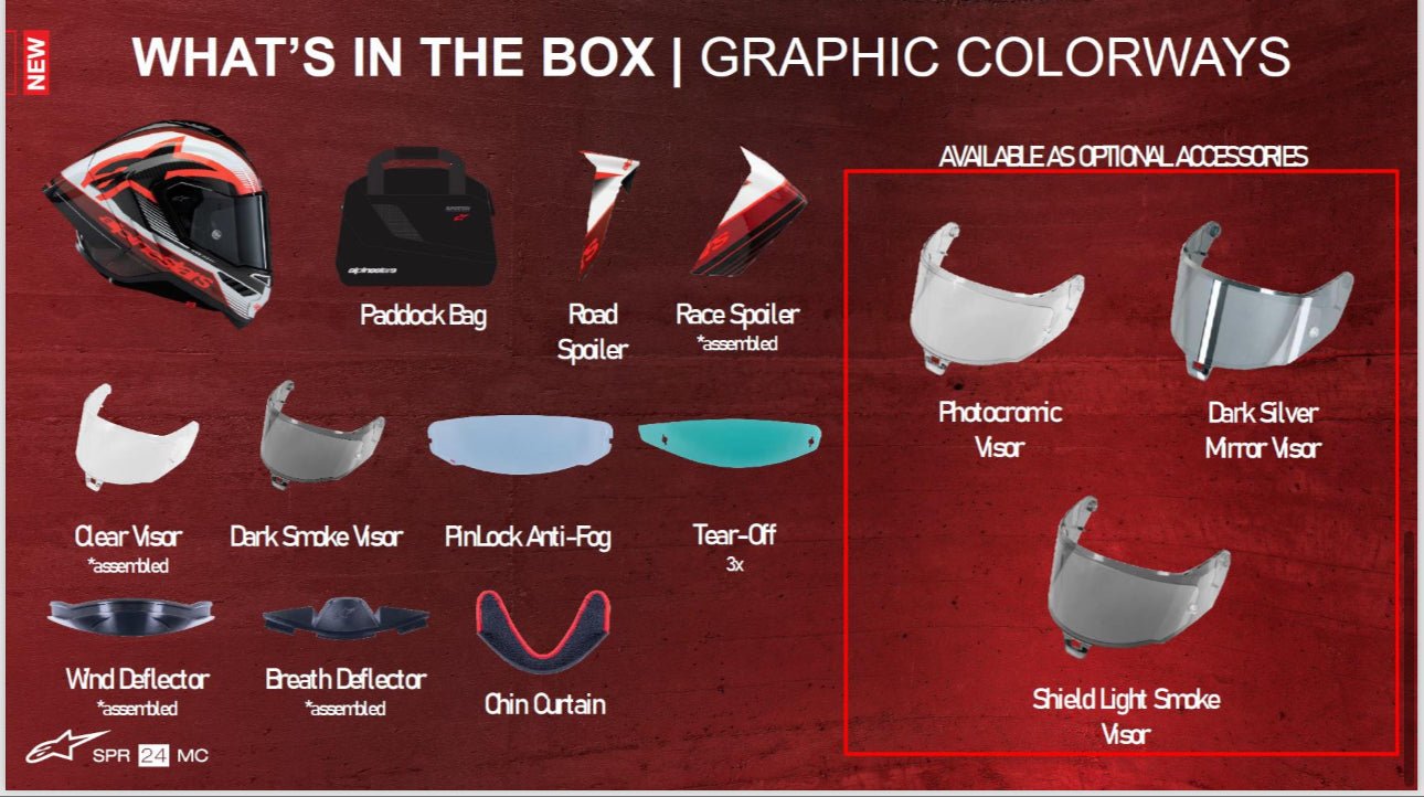 Alpinestars Supertech R10 Team Helmet - InGearMotoAlpinestarsXS (53 - 54)