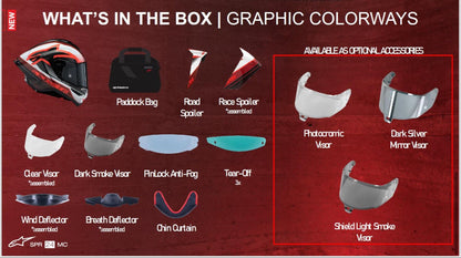 Alpinestars Supertech R10 Team Helmet - InGearMotoAlpinestarsXS (53 - 54)