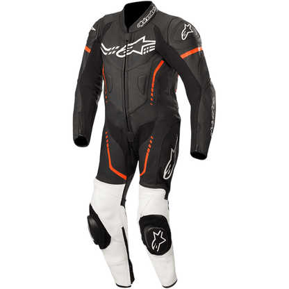 Alpinestars Youth GP Plus 1 - Piece Leather Suit - InGearMotoAlpinestarsBlk/Wht/Rd Fluo