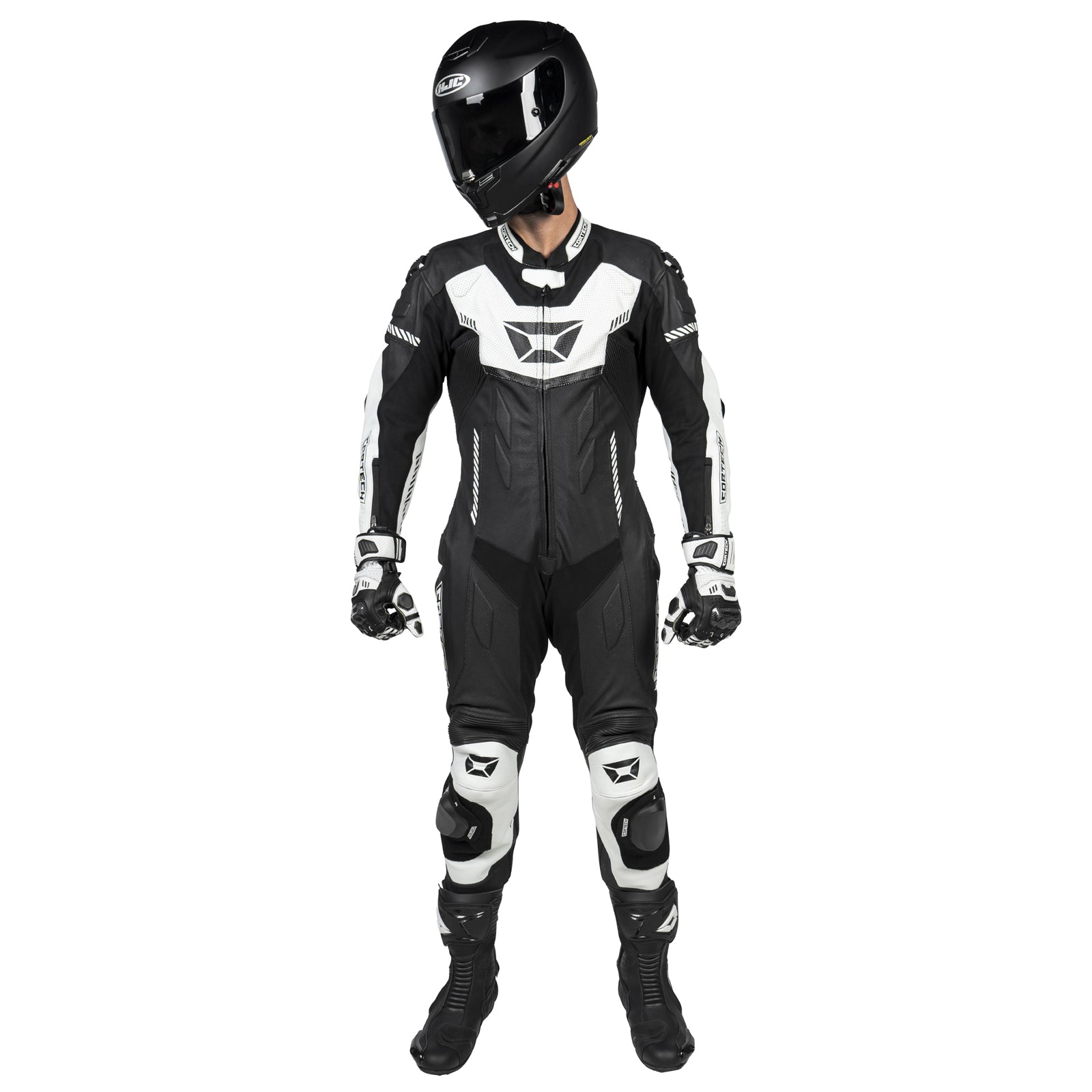 Cortech Revo Sport Air 1 - Piece Suit - InGearMotoCortechBLACK/WHITE