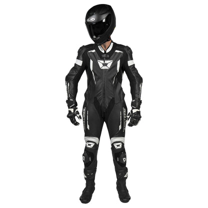 Cortech Sector Pro Air 1 - Piece Leather Suit - InGearMotoCortechMotorcycle JacketBLACK/WHITE