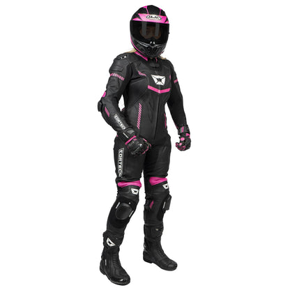 Cortech Women's Revo Sport Air 1 - Piece Suit - InGearMotoCortechBLACK/FLO - PINK