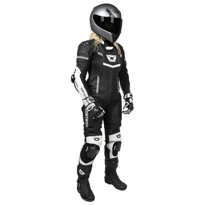 Cortech Women's Revo Sport Air 1 - Piece Suit - InGearMotoCortechBLACK/WHITE