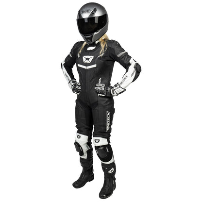 Cortech Women's Revo Sport Air 1 - Piece Suit - InGearMotoCortechBLACK/WHITE