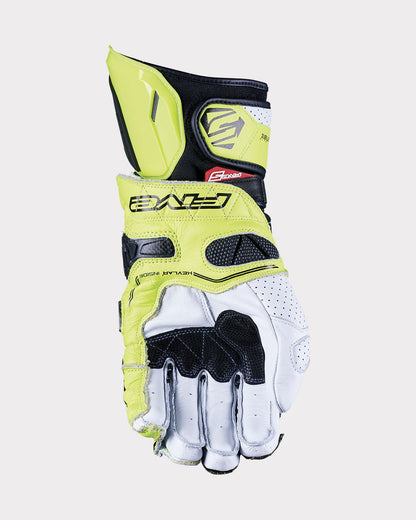 FIVE RFX RACE Gauntlet Gloves - InGearMotoFIVEMotorcycle GlovesWhite / Red