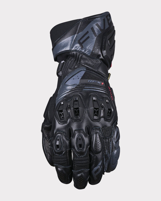 FIVE RFX1 EVO Gauntlet Gloves - InGearMotoFIVEMotorcycle GlovesBlack / Grey