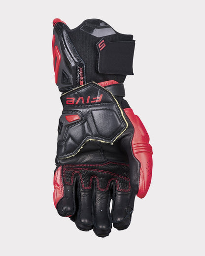FIVE RFX1 EVO Gauntlet Gloves - InGearMotoFIVEMotorcycle GlovesWhite / Fluo Yellow