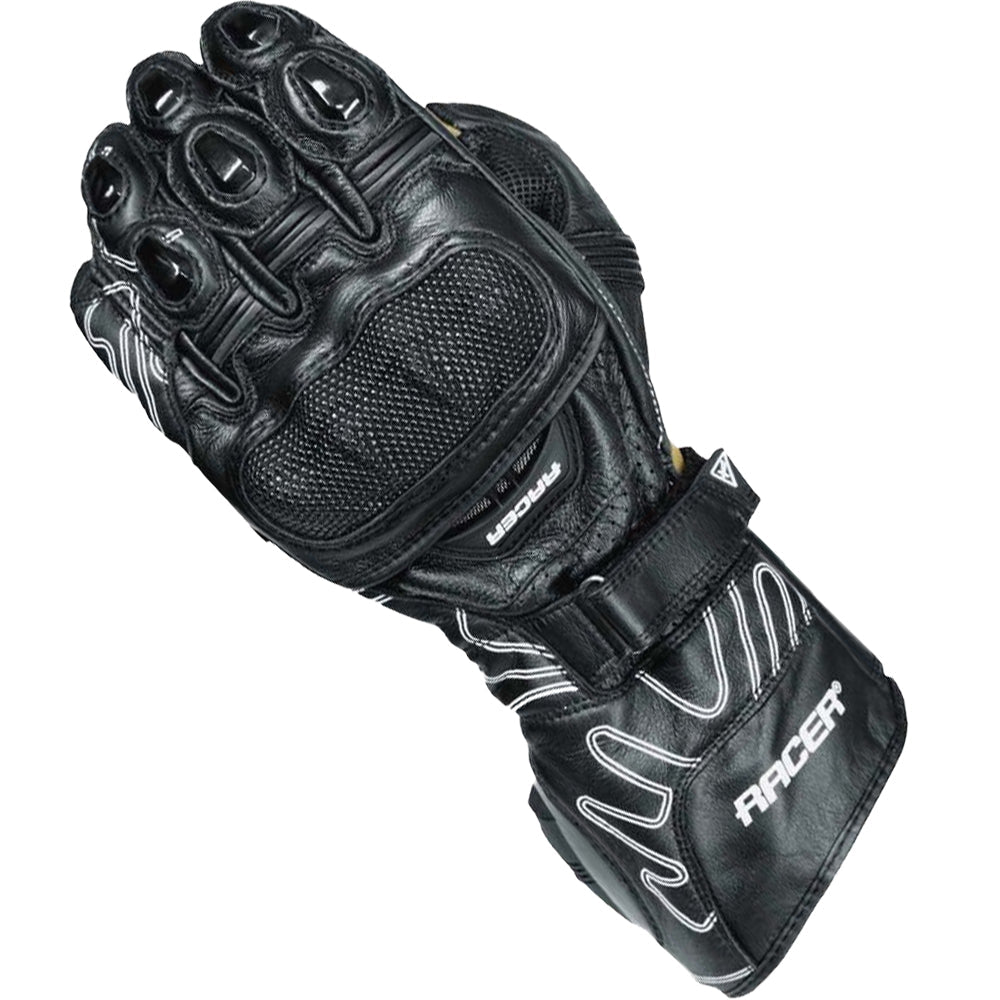 Racer High Speed Gloves - InGearMotoRacerMotorcycle GlovesBlack
