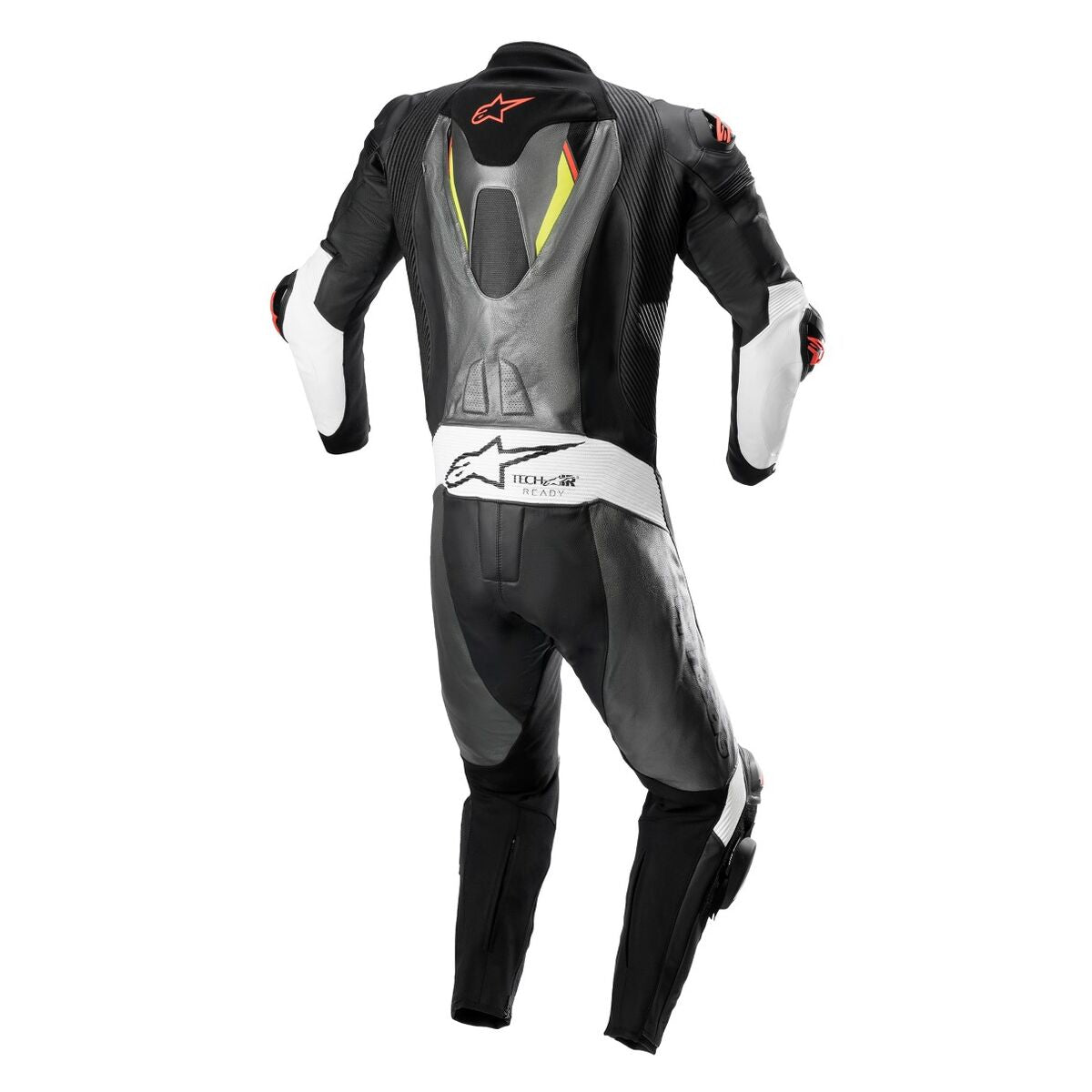 Alpinestars Missile Ignition V2 1PC Suit - InGearMotoAlpinestarsMotorcycle SuitMetallic Gray/Black/Yellow/Red Fluo