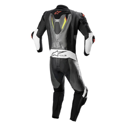 Alpinestars Missile Ignition V2 1PC Suit - InGearMotoAlpinestarsMotorcycle SuitMetallic Gray/Black/Yellow/Red Fluo
