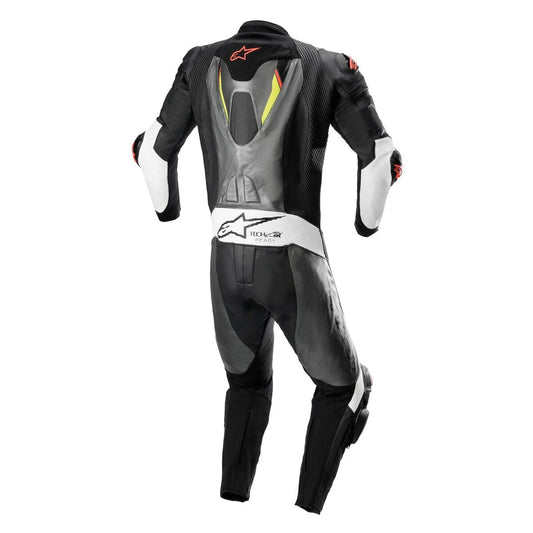 Alpinestars Missile Ignition V2 1PC Suit - InGearMotoAlpinestarsMotorcycle SuitMetallic Gray/Black/Yellow/Red Fluo