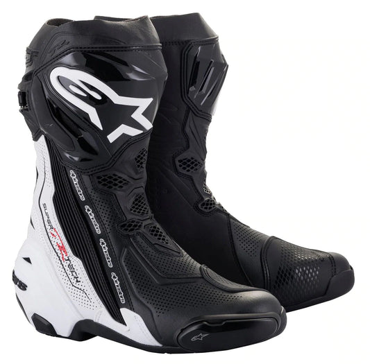 Alpinestars Supertech R v2 NON - Vented Racing Boots - InGearMotoAlpinestarsShoesBlack/White