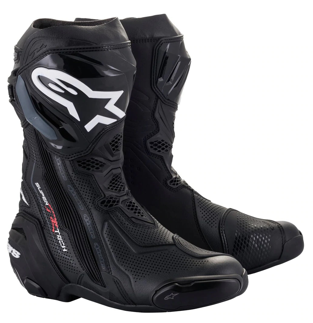 Alpinestars Supertech R v2 NON - Vented Racing Boots - InGearMotoAlpinestarsShoesBlack