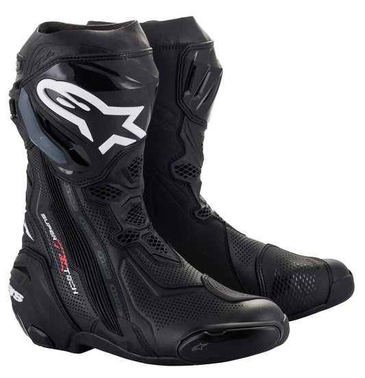 Alpinestars Supertech R v2 NON - Vented Racing Boots - InGearMotoAlpinestarsShoesBlack