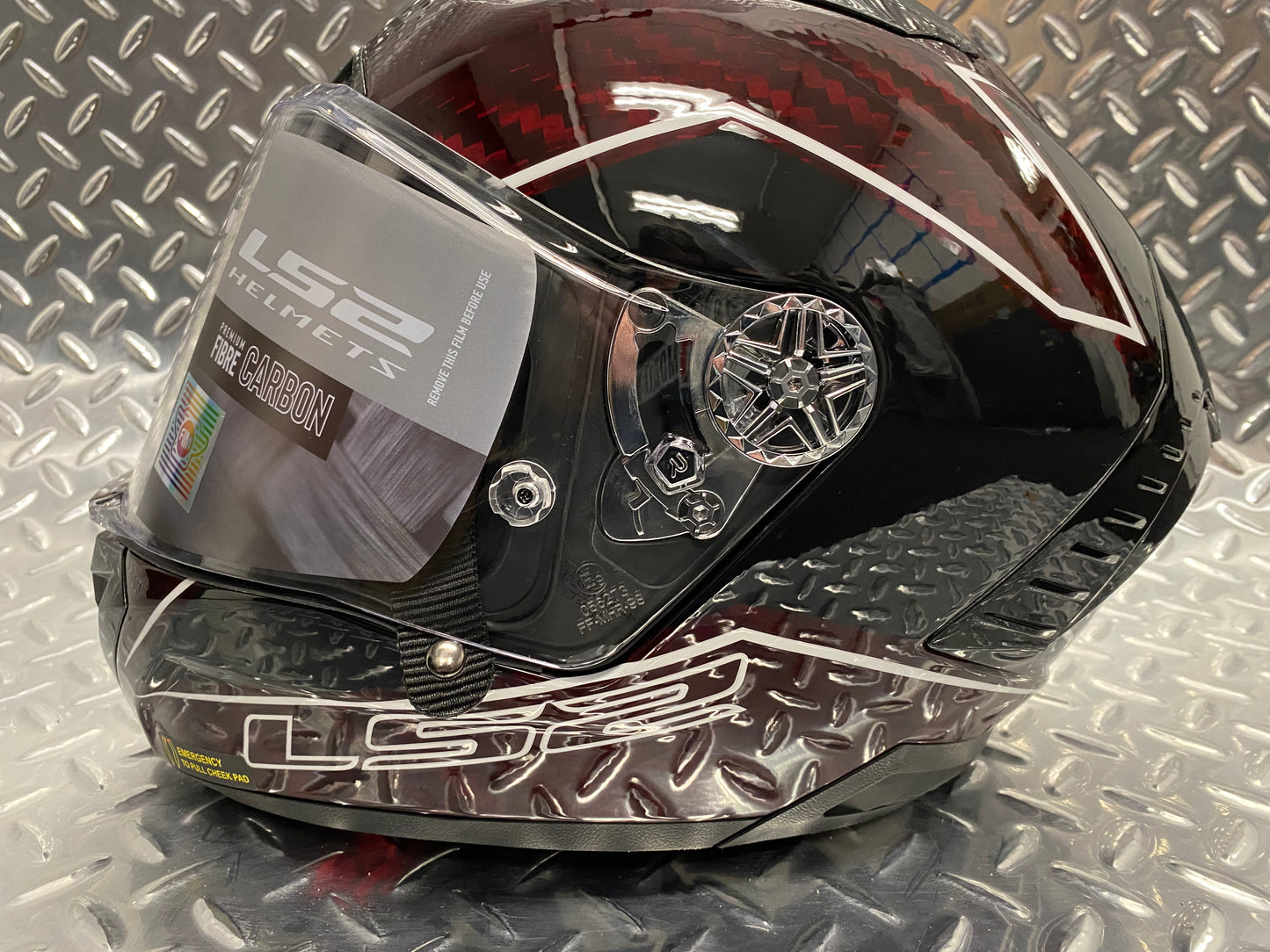 LS2 Thunder Carbon FIM Helmet
